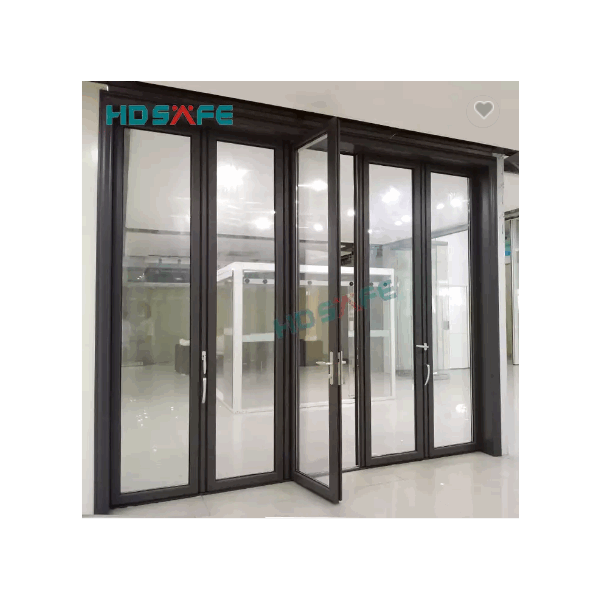 Exterior Sunroom Aluminum Folding Door Stacking Accordion Sliding Balcony Folding Glass Door Panoram / 2