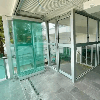 Accordion bi folding doors accessories terrace frameless sliding patio door fold partition wall sunr