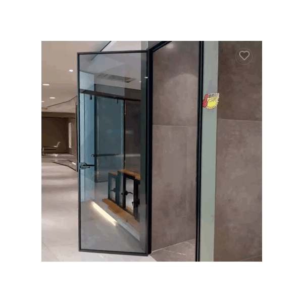 HDSAFE Easy Install Hotel Toilet Bathroom Glass Door Price Aluminum Security House Casement Glass Ki / 2