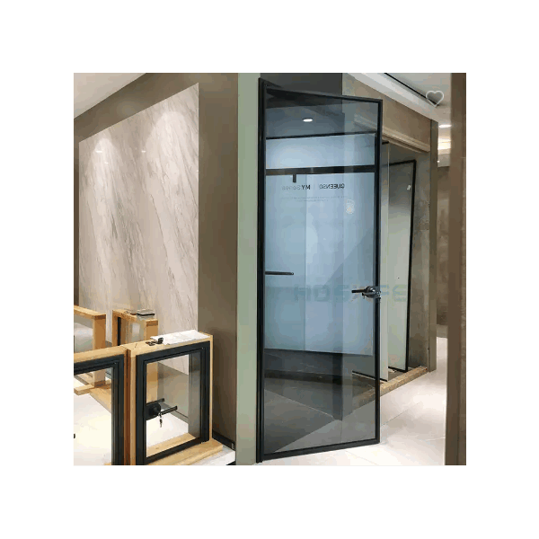 HDSAFE Easy Install Hotel Toilet Bathroom Glass Door Price Aluminum Security House Casement Glass Ki / 2