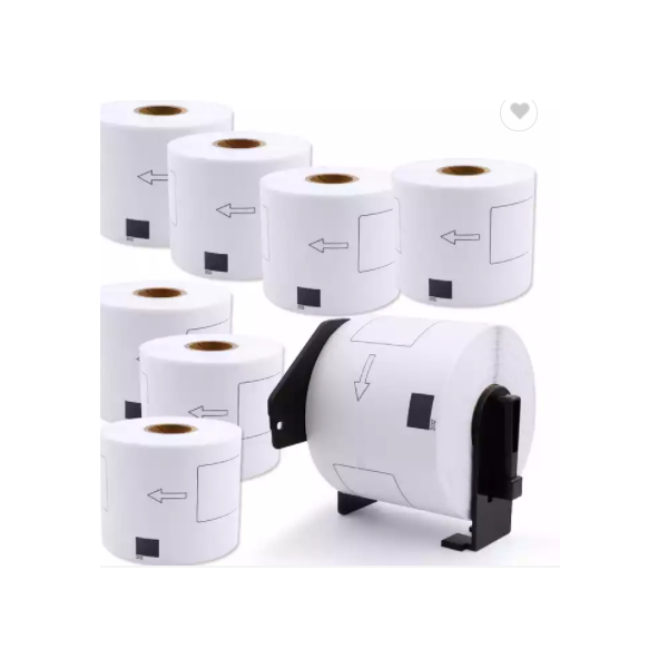 DK series paper rolls compatible for brother ribbon printer label roll cartridge paper dk112202 DK11 / 2