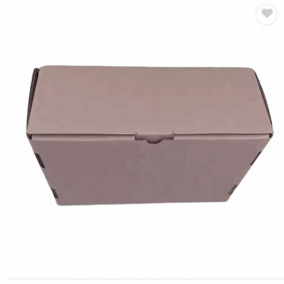 Custom Printed Pink Packing Shipping Boxes Cardboard Recyclable Corrugated Mailers Boxes