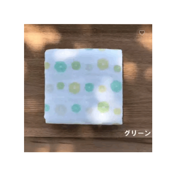 Japanese Gauze Flordot Bath Towel Face Towel Handkerchief / 3