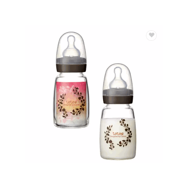 Japan Silicone Nipple Heat-resisting Breastfeeding PPSU Wide Mouth Glass Milk Baby Bottle / 4