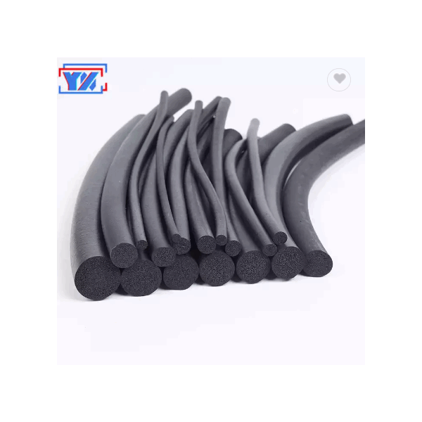 factory supply EPDM round foam sealing strip/sponge rubber ring cord / 4