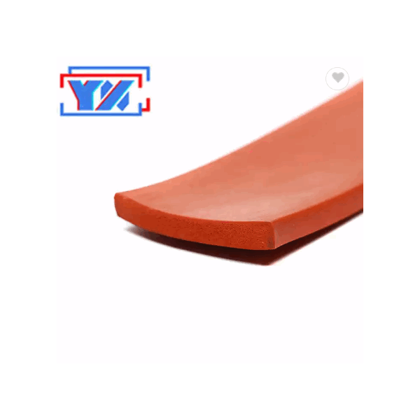 OEM Square silicone extrusion foam rubber sponge seal strip / 4