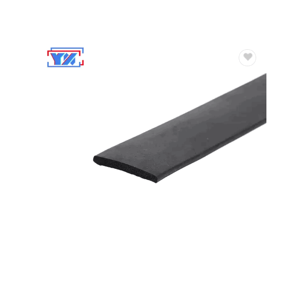 frame edge sealing epdm flat foam rubber trim seal strip / 4