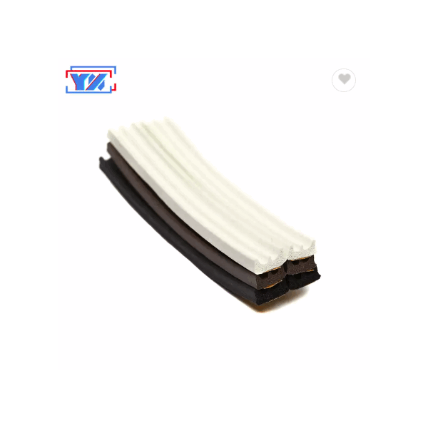 oem soundproof vibration damping u cup rubber seal strip use for glass french door / 2