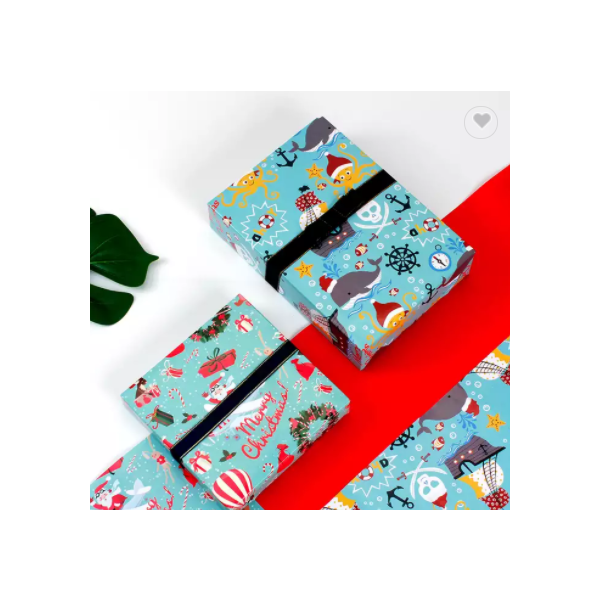 Supplier of Customized Gift Wrapping Paper Gift for Baby Shower Kids Christmas Gift Wrap / 2