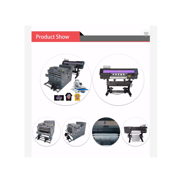 I3200 head Heat Transfer T-shirt Printing PET Film Vinyl White InkJet Machine Supplier 60cm 24 inche / 3