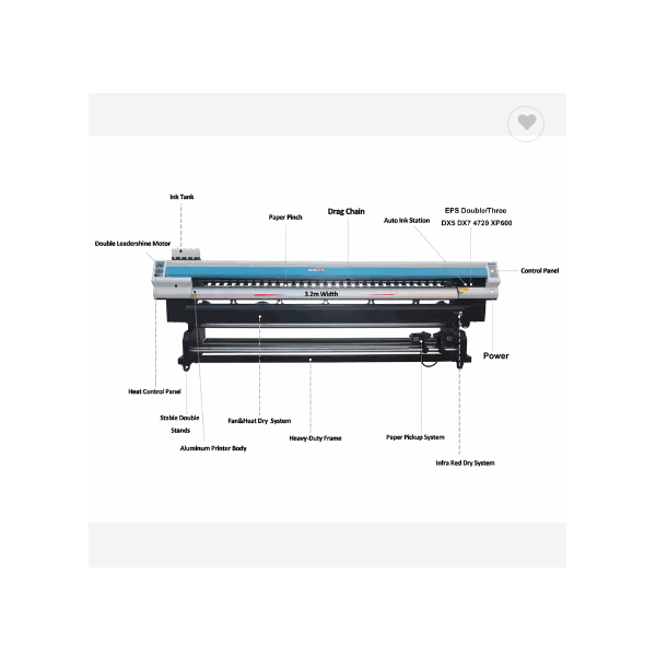 10feet digital flex banner printing machine good quality reasonable price eco solvent printer with X / 2