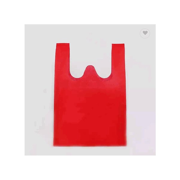 customized made in Vietnam Eco Friendly shopping bag reusable foldable non woven t shirt bag / 4