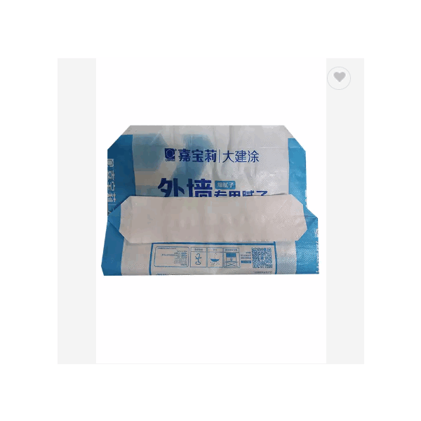 Factory price 25kg 50kg of waterproof moisture-proof putty powder bag pp valve pocket plastic packag / 5