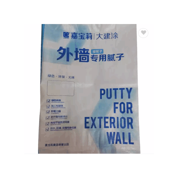 Factory price 25kg 50kg of waterproof moisture-proof putty powder bag pp valve pocket plastic packag / 1