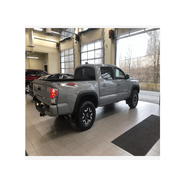 2021 2020 Used Cement Grey Tacoma TRD Off Road Premium w/ Black Leather Interior / 3