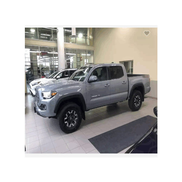 2021 2020 Used Cement Grey Tacoma TRD Off Road Premium w/ Black Leather Interior / 2