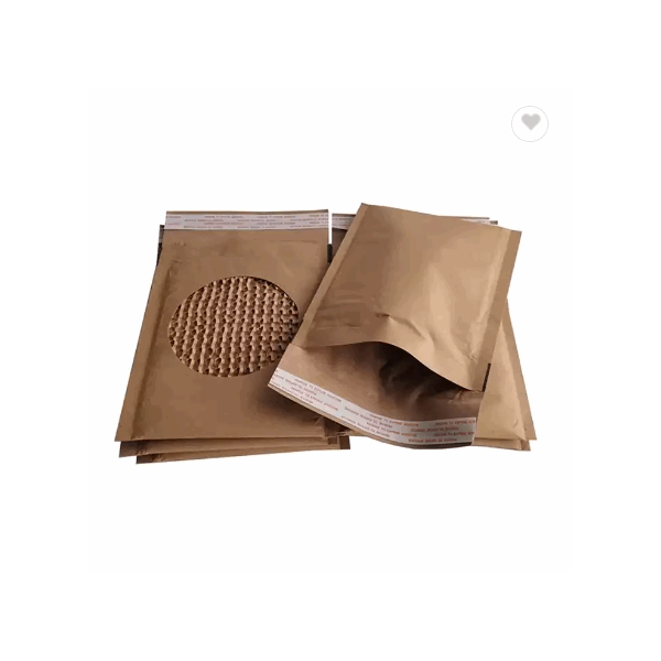 100% Recyclable Biodegradable Brown Expandable Mailer Paper Bag Honeycomb Express Bag Courier Mailin / 4