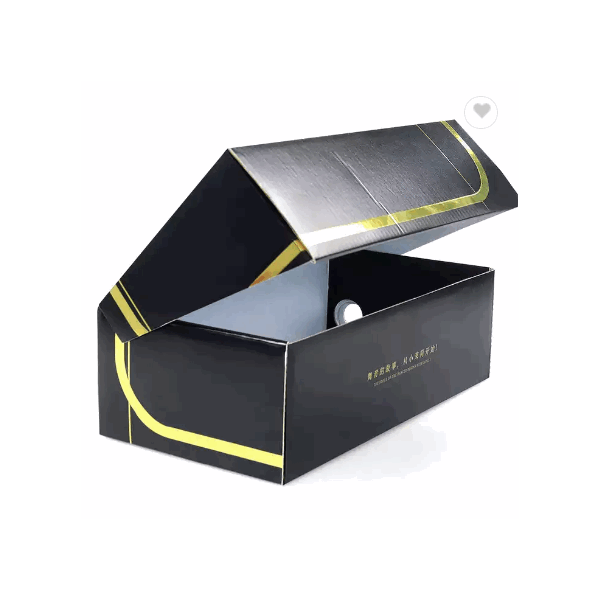 Custom Shipping Box Wholesale Corrugated Pink Shoe Paper Packaging Black Shipping Box / 4