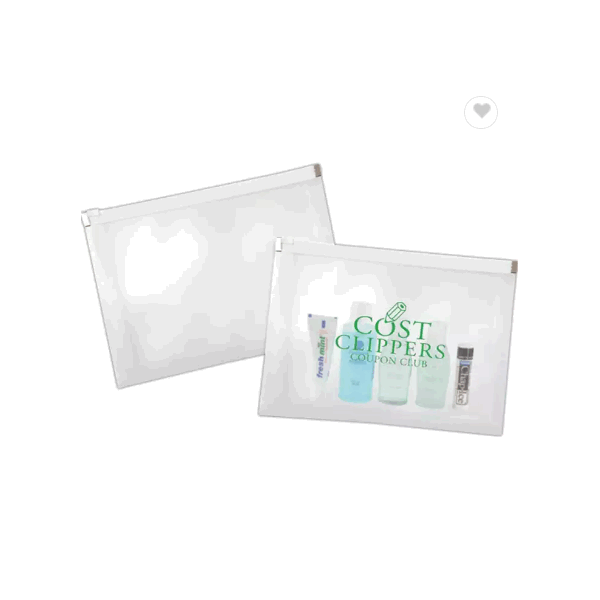 Cosmetic Pouch Travel Frosted Transparent PVC Toilet Cosmetic Bag Clear Make up Pouch with Zipper / 6