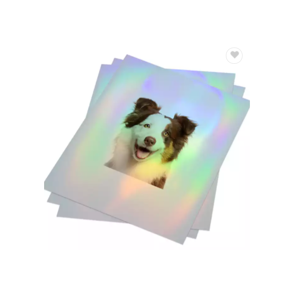 Holographic laser transparent rainbow waterproof quick-drying inkjet self-adhesive printing paper / 2