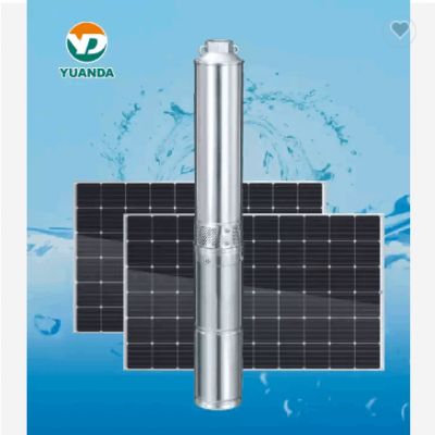 Hot sale AC/DC Photovoltaic brushless permanent submersible solar water pump set