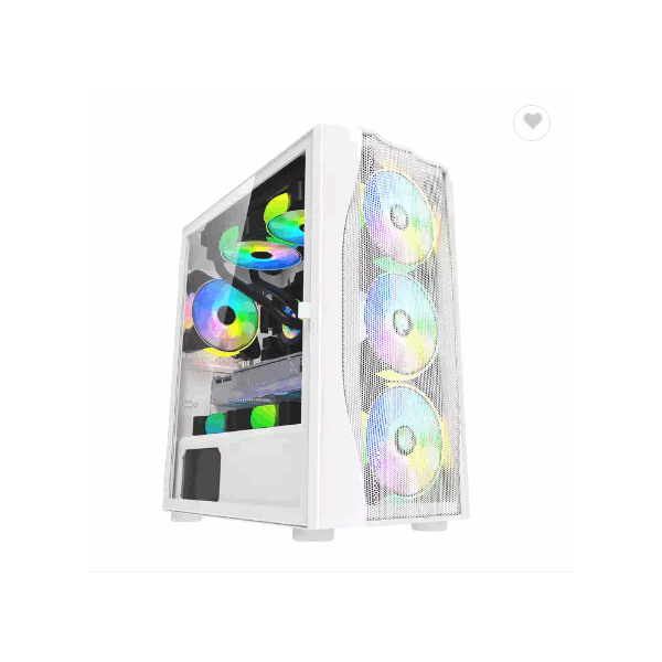 wholesale desktop custom glass btx plexiglass with fan desktop led mid tower boitier pc gamer case c / 2