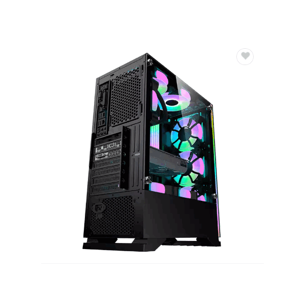 OEM customized M-ATX game gaming low price mid tower rgb pc computer case / 5