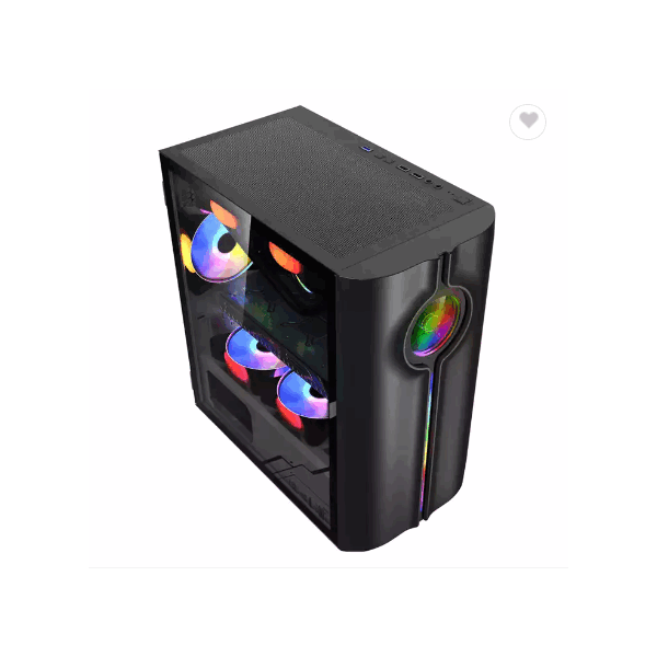 atx carbon fiber front panel gabinete gamer cooler master deluxe RGB cpu cabinet tower gaming box Ca / 4