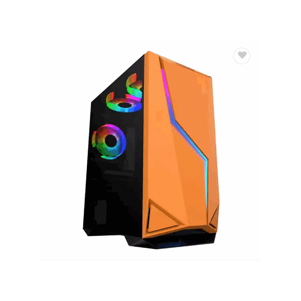 bulk carbon fiber front panel with power supply cooler deluxe RGB manufacturing gaming case for pc / 3