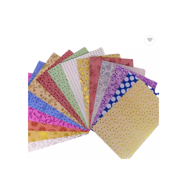 Colorful Multiple Pattern A4 Glitter Cardstock Paper for DIY Handcraft / 1