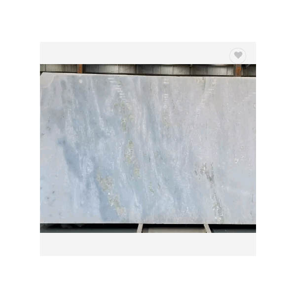 Polished Natural Stone Marble Flooring Tiles Brazil Crystal Blue Marble Slab / 5