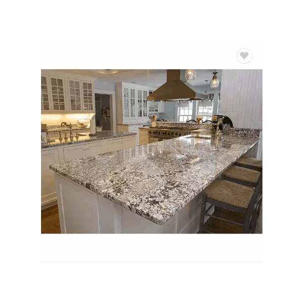 Pre cut sizes cabinet prefab customized stone white kitchen granite countertop / 2