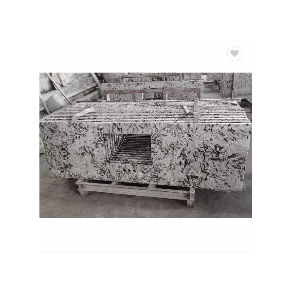 Pre cut sizes cabinet prefab customized stone white kitchen granite countertop / 6