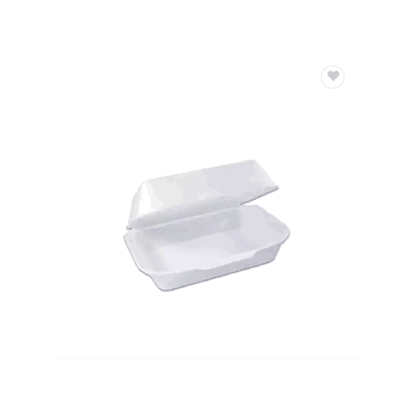 Al Bayader Foam Container With Hinged Lid, Carryout Food Disposable Snack Containers / 4