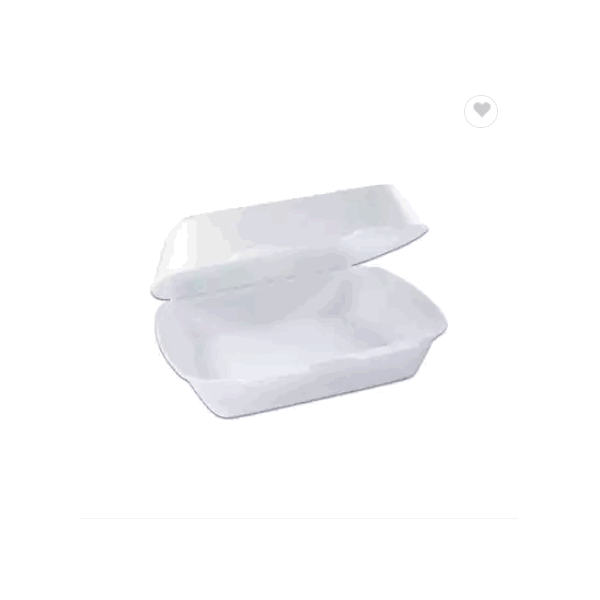 Al Bayader Foam Container With Hinged Lid, Carryout Food Disposable Snack Containers / 5