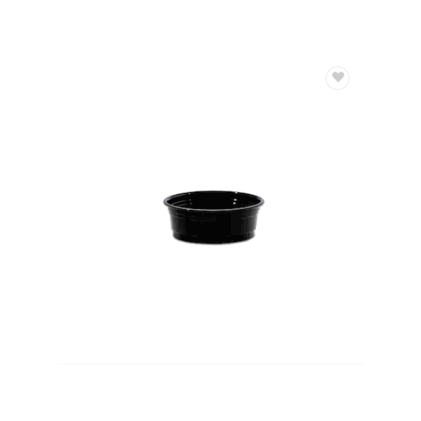 Disposable Plastic portion Cup with lid / 6