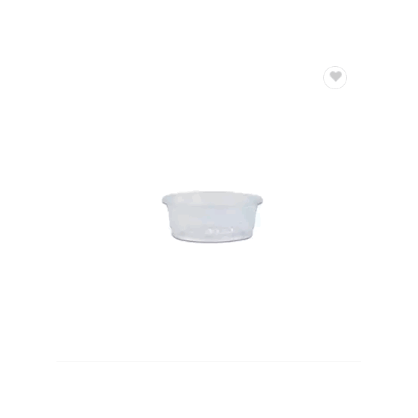 Disposable Plastic portion Cup with lid / 6