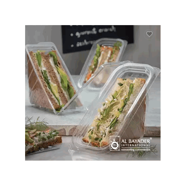 Al Bayader disposable plastic sandwich wedge / 3