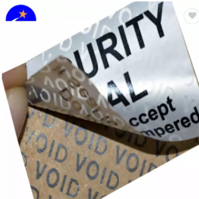 Security tape Transfer sticker VOID,Custom paper VOID warranty seal sticker printing label, warranty