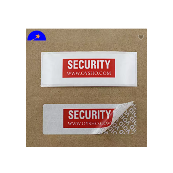 Solvent based acrylic Adhesive security void tape,yellow warranty security sticker VOID sticker labe / 3