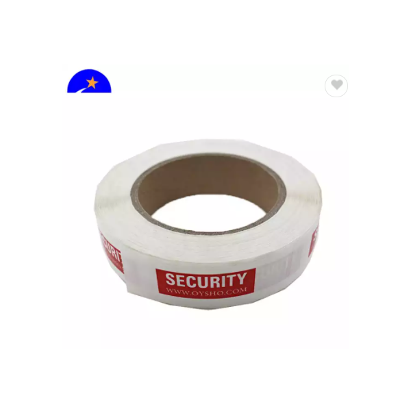 Solvent based acrylic Adhesive security void tape,yellow warranty security sticker VOID sticker labe / 2