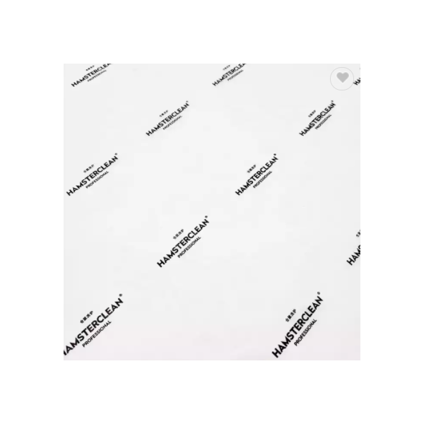 White Wax Paper Black Logo Printed for Shoes/Food Packaging / 2