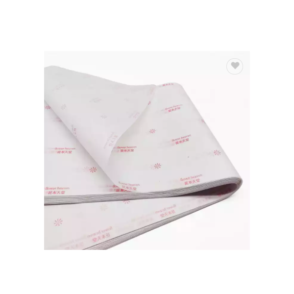 White Tissue Paper Customzied Pink Logo for Clothes Shoes Packaging / 2