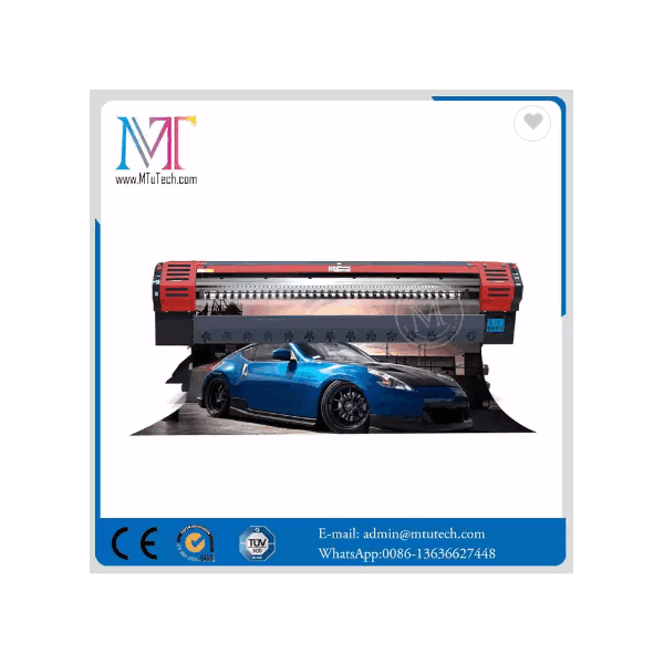 Roll to Roll Poster digital flex banner printing material Konica 512i printer / 4