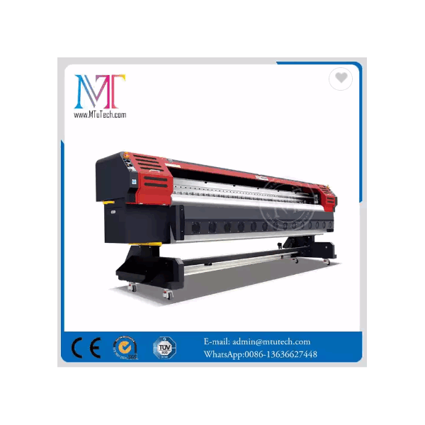 Roll to Roll Poster digital flex banner printing material Konica 512i printer / 6