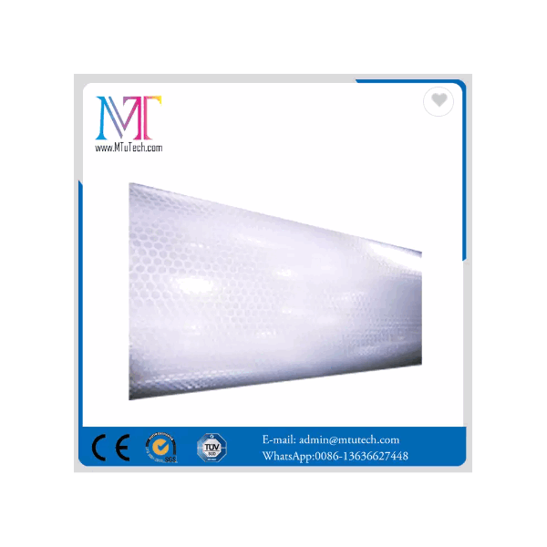 Eco Solvent Reflective Sheeting Film White PVC Printing Material / 3