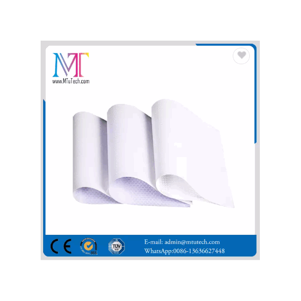 Eco Solvent Reflective Sheeting Film White PVC Printing Material / 5