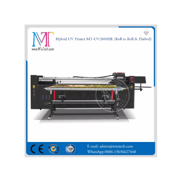 Lifelong Technology Support 2000mm Hybrid UV Printer Machine Canvas Printing Machine / 5