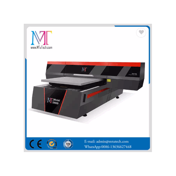 China Golden Supplier MT Digital Led Flatbed UV Printer 6090 Promotional Items UV Printing Machine / 5