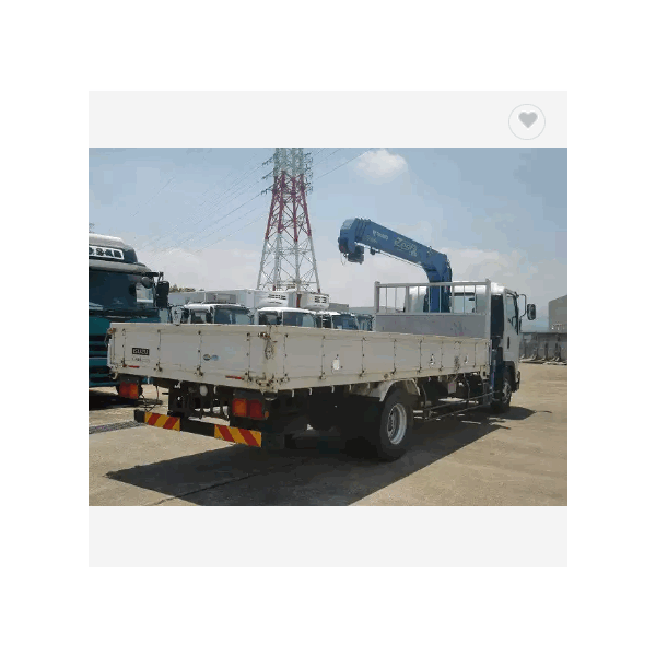 Cargo Camiones Camioneta Used Japan ISUZU Good Condition Crane Truck / 1